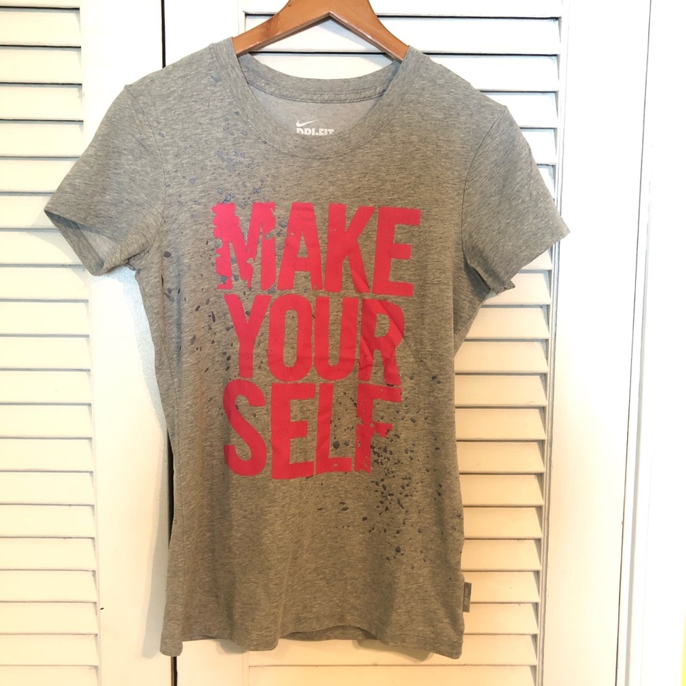 Nike Dri-Fit Cotton Tee Make Yourself Top